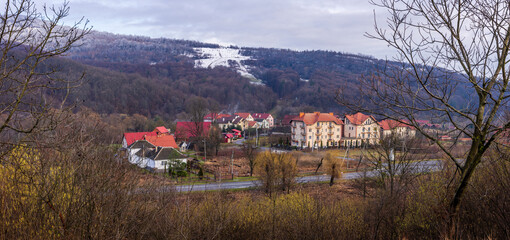 Solochyn is in a quiet area of the picturesque Carpathian Mountains.