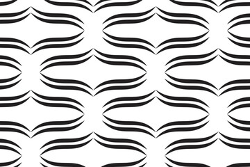 black and white seamless pattern