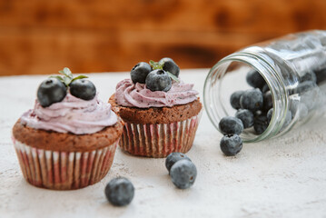 pyszne babeczki jagodowe © jaaff