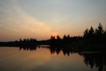 Glow Of Sunset, Pylypow Wetlands, Edmonton, Alberta