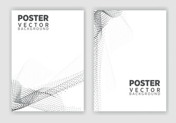 Vector abstract graphic design Poster . Vector vertical poster template, abstract design.