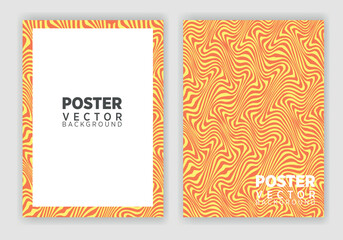 Vector abstract graphic design Poster . Vector vertical poster template, abstract design.