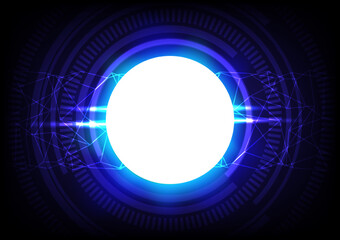 compass modern design technology on black background