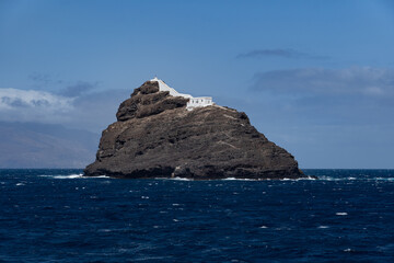 Fototapeta na wymiar Ilheu dos Passaros, îlot à Mindelo, Cap Vert