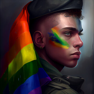 Lgbt, LGBTQ, Pride high resolution art generative ai