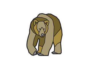 Obraz premium Walking Bear