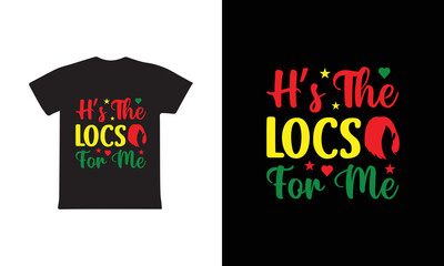 Obraz premium H's The Locus For Me. Women's day t-shirt design template.