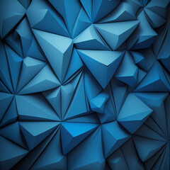 Fototapeta premium Blue paper abstract geometric subtle background illustration texture
