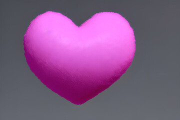 Obraz premium pink heart on a background,Valentine's Day