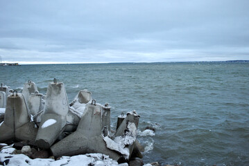 Fototapeta na wymiar Baltic sea coast