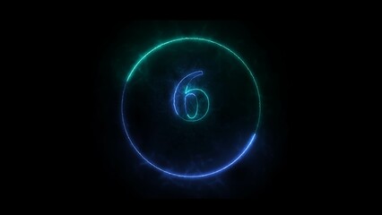 abstract beautiful saber text number illustration background 