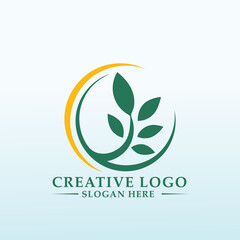 Obraz premium Logo design for hemp Produce Company