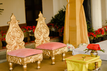 christmas tree in the room