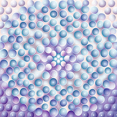Beautiful lilac & blue pattern, wallpaper design