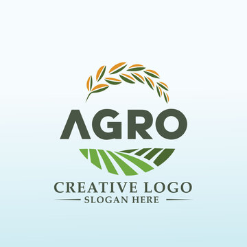 strength and our connection to agriculture produces logo