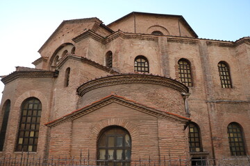Fototapeta na wymiar San Vitale church in Ravenna, Emilia Romagna Italy