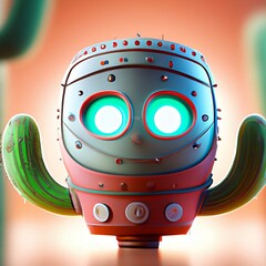 robot cactus