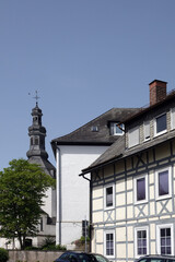 Fototapeta na wymiar Katholische Kirche St. Nikolaus in Brilon