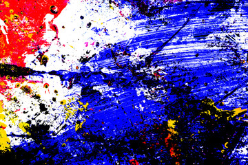 Abstract colorful paint grunge background. Modern colorful painting.