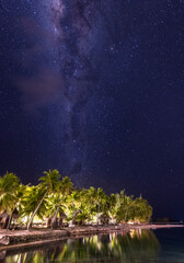 Milky way Tikehau, French Polynesia