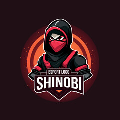 ninja esport logo mascot © Krzysztof