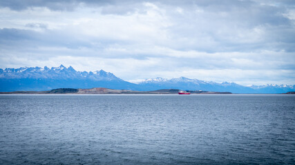 lake and mountains