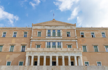 Fototapeta na wymiar Hellenic Parliament