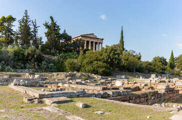 Temple of Hephaestus and Ruins