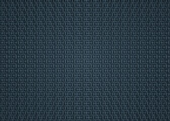 fabric and tile pattern made of dark blue 3d shapes, background wallpaper