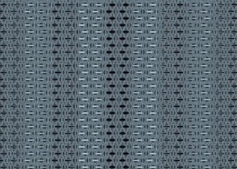 fabric pattern with different shapes in black, gray and blue colors, background wallpaper