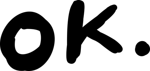 Hand drawn speech text