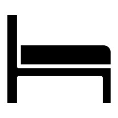 Fototapeta premium bed icon