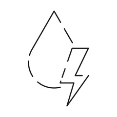 Energy sources, types and renewable energy or alternative line icon. Energy Related Types Of Vector. Contains Icons like Hydro Power Plant, Solar Cell, Fossil Fuel