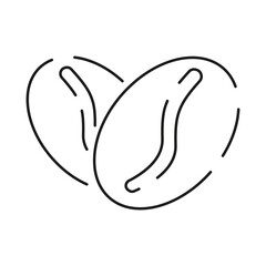 Cup of coffee line icon. Cup flat icon. Thin line signs for design logo, visit card, etc. Hot drink. Cup outline pictogram. Black coffee and energy in office