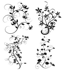 set of flourishes