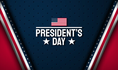 President's Day Background Design.