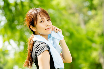 Fototapeta premium 美しい日本女性