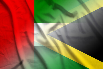 UAE and Jamaica state flag international negotiation JAM ARE