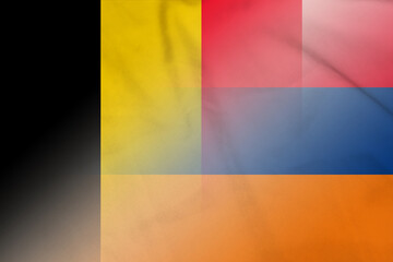 Belgium and Armenia national flag transborder relations ARM BEL