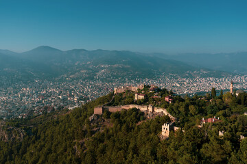 Fototapeta na wymiar Panorama of the Alanya city
