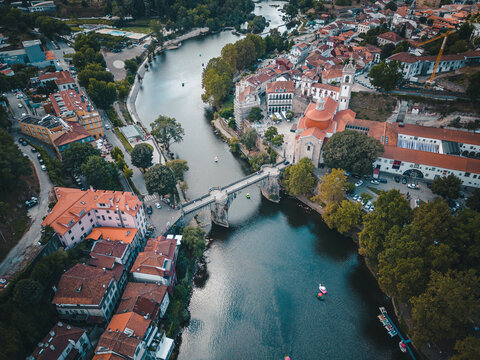 aerial view of the old town