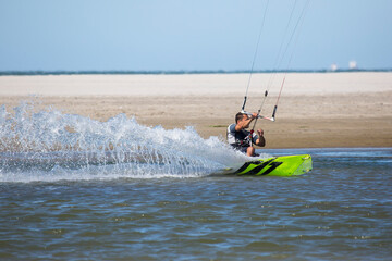 Kitesurfer in Action