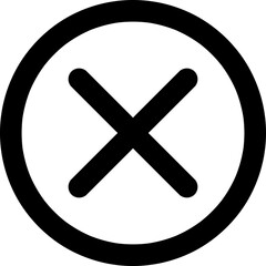 Close vector icon, delete symbol. Modern, simple flat vector illustration on white background..eps