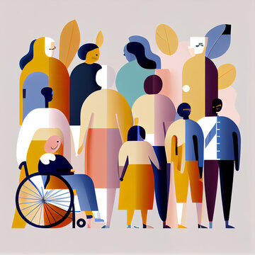 inclusive diverse society of the future	
