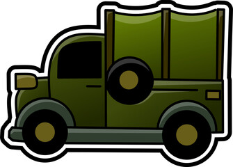 classic car icon flat design for automotive theme