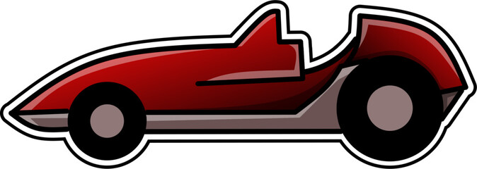 classic car icon flat design for automotive theme