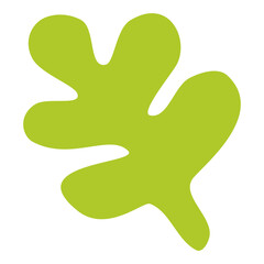 abstract leaf seaweed, cute algas marinhas illustration