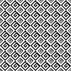 Seamless geometric G letter design pattern. Used for design surfaces, fabrics, textiles.