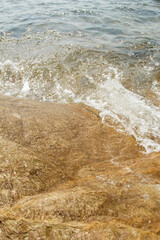 Ocean waves on the ocean