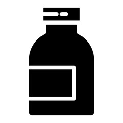 pill bottle glyph 